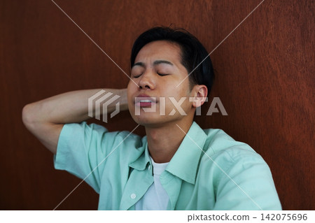 A troubled man's image A troubled man's image 142075696