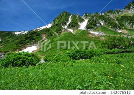 【山景】長野縣,中央阿爾卑斯山脈,千條敷冰斗 【山景】長野縣,中央阿爾卑斯山脈,千條敷冰斗 142076512