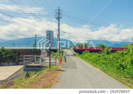 Azumino Yamabiko Cycling Path - Starting Point [Hotaka, Azumino City] 142076647
