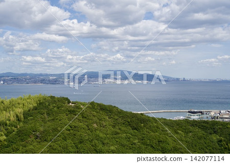 明石海峽和神戶的景色 明石海峽和神戶的景色 142077114