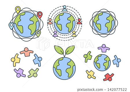 World global impact connects globe network location people through orbit navigation routes World global impact connects globe network location people through orbit navigation routes 142077522