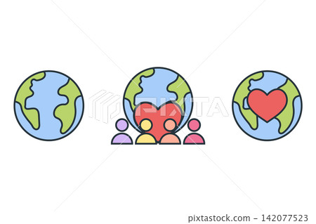 Global impact joins world planet Earth heart people community love and care Global impact joins world planet Earth heart people community love and care 142077523