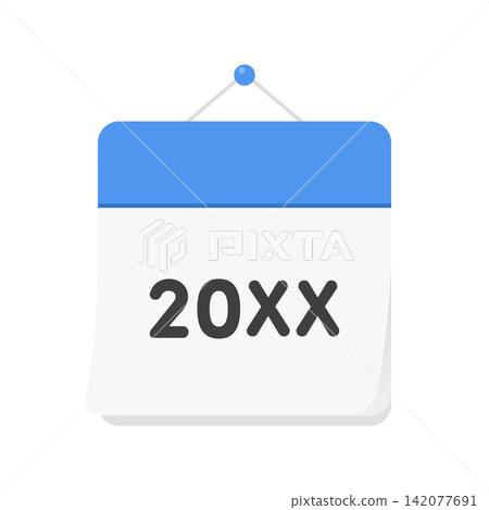 20XX 年藍色日曆封面圖示 - 簡潔的日曆和年度計畫圖片插圖素材 20XX 年藍色日曆封面圖示 - 簡潔的日曆和年度計畫圖片插圖素材 142077691