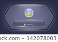 Futuristic AI Chatbot Interface With Deep Thinking Process 142078003