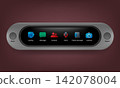 Interactive Smart Device User Interface Dashboard With App Icons 142078004