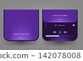 Music Player Swipe Up Control Mobile UI Template 142078008
