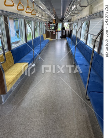 In an unmanned train In an unmanned train 142078252