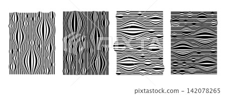 Luxury decorative stripe line sphere abstract design set Luxury decorative stripe line sphere abstract design set 142078265