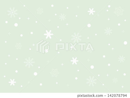 Snowflake background, seamless pattern, light green, mint green, pastel Snowflake background, seamless pattern, light green, mint green, pastel 142078794