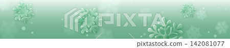Glossy Christmas glassmorphism design. 142081077