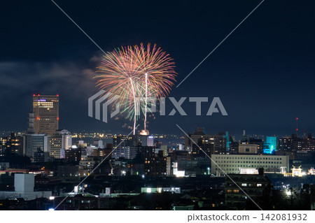 The Yamagata Grand Fireworks Festival takes place in the city center. The Yamagata Grand Fireworks Festival takes place in the city center. 142081932