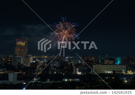 The Yamagata Grand Fireworks Festival takes place in the city center. The Yamagata Grand Fireworks Festival takes place in the city center. 142081935
