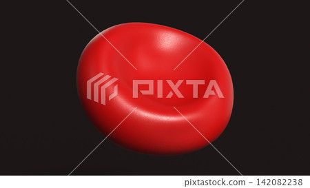 Detailed Red Blood Cell Medical Illustration 3d render. 142082238