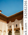 typical Moroccan architecture under sunny day typical Moroccan architecture under sunny day 142082266