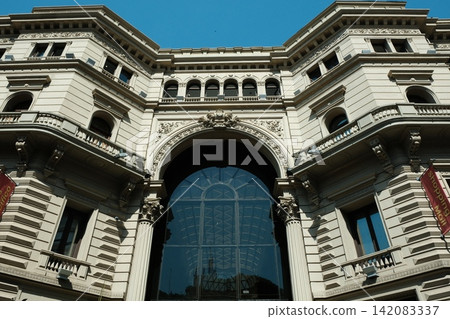 The historic facade of the Centro Naval in Buenos Aires 142083337