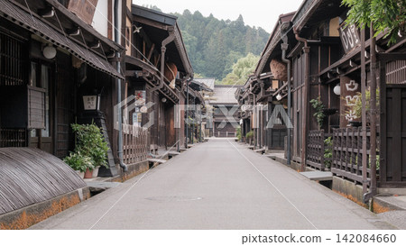 飛Tak高山的老城鎮景觀 飛Tak高山的老城鎮景觀 142084660