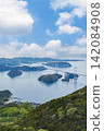 View of the Kurushima Strait from Kirosan Observation Park 142084908