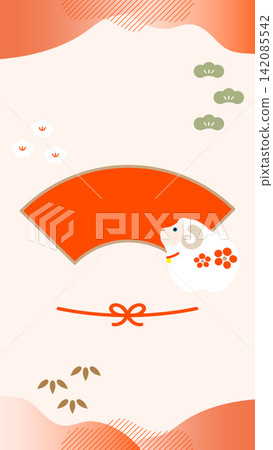 Japanese-style New Year's sale banner template for the Year of the Sheep (vertical design for New Year's campaigns, lucky bags, and in-store promotions) Japanese-style New Year's sale banner template for the Year of the Sheep (vertical design for New Year's campaigns, lucky bags, and in-store promotions) 142085542