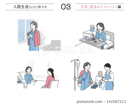 Hospital Life Mini Set: Daily Life, Visits & Refreshment Edition (Illustrated) - Visitors, Hospital Shop, Meals, Day Room Hospital Life Mini Set: Daily Life, Visits & Refreshment Edition (Illustrated) - Visitors, Hospital Shop, Meals, Day Room 142087211
