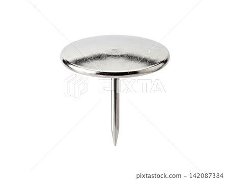 Vintage metal thumbtack element design Vintage metal thumbtack element design 142087384