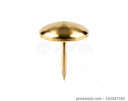 Vintage gold thumbtack element design Vintage gold thumbtack element design 142087385