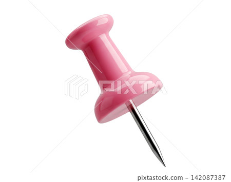 Isolated floating pin pushpin element Isolated floating pin pushpin element 142087387