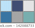 Vector Checkered Seamless Patterns 142088733