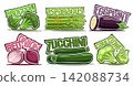 Vector Vegetable Set 142088734
