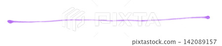 Analog line art drawn with watercolor markers, purple 4 Analog line art drawn with watercolor markers, purple 4 142089157