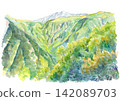 Mount Chokai as seen from Hokodate Observatory 142089703