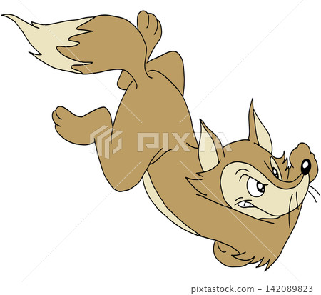 有趣的動物插畫☆狐狸 有趣的動物插畫☆狐狸 142089823