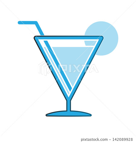 Wine glass icon design template Wine glass icon design template 142089928