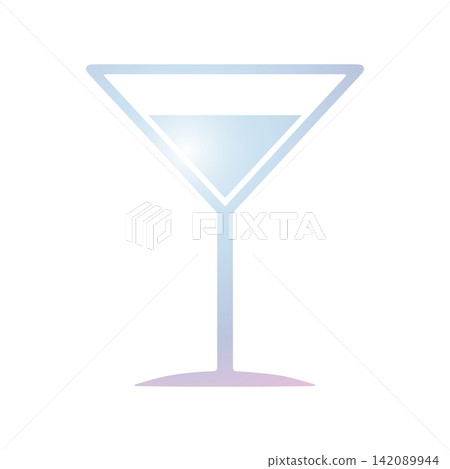 Wine glass icon design template Wine glass icon design template 142089944