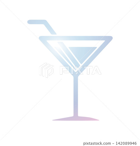 Wine glass icon design template Wine glass icon design template 142089946