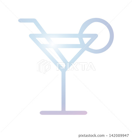 Wine glass icon design template Wine glass icon design template 142089947