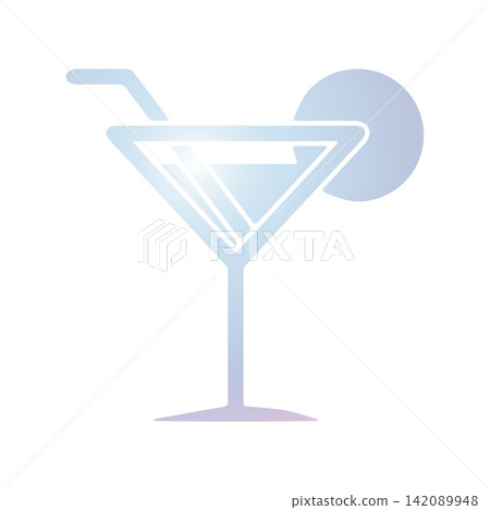 Wine glass icon design template Wine glass icon design template 142089948