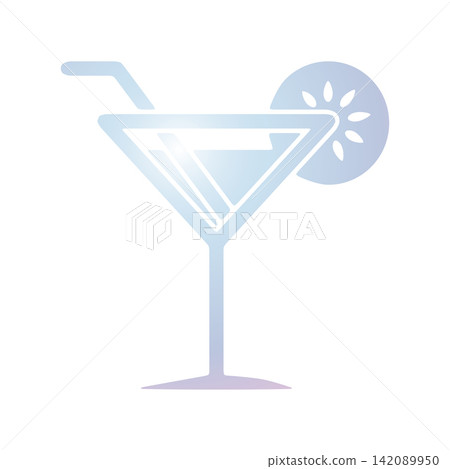 Wine glass icon design template 142089950