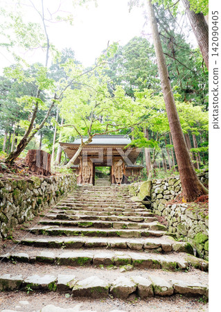 [Higashiomi City, Shiga Prefecture] Kudara-ji Temple, Niomon Gate 142090405