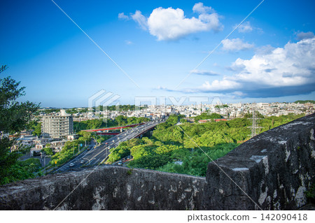 View from Urasoe Grand Park in Okinawa Prefecture View from Urasoe Grand Park in Okinawa Prefecture 142090418