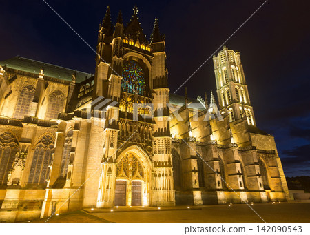 Night view of Limoges Cathedral Night view of Limoges Cathedral 142090543