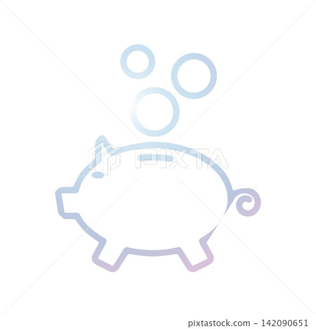 Piggy Bank icon design template Piggy Bank icon design template 142090651