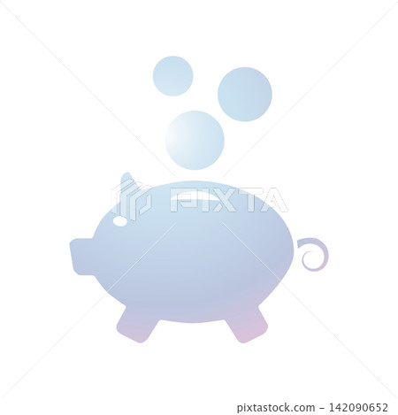Piggy Bank icon design template Piggy Bank icon design template 142090652