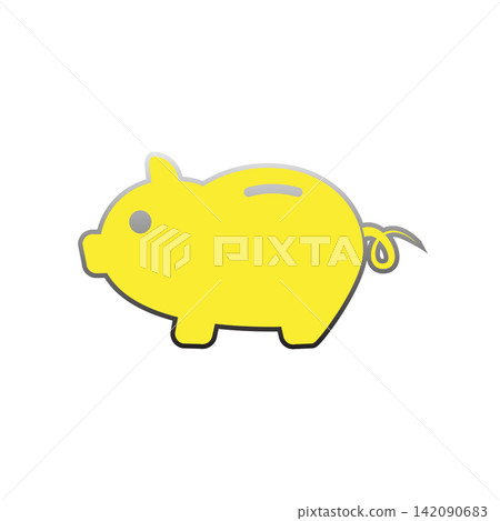 Piggy Bank icon design template Piggy Bank icon design template 142090683