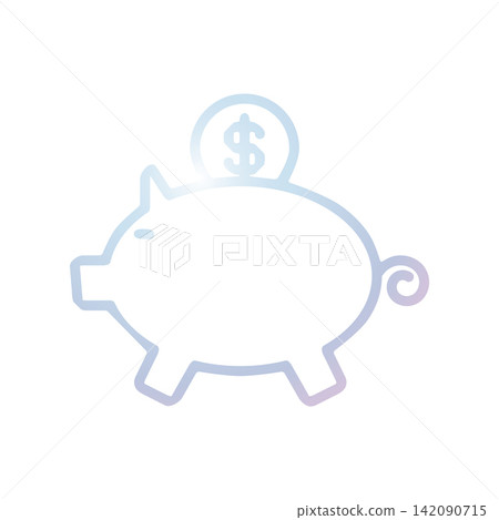 Piggy Bank icon design template Piggy Bank icon design template 142090715