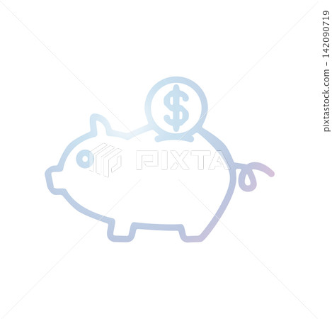 Piggy Bank icon design template Piggy Bank icon design template 142090719