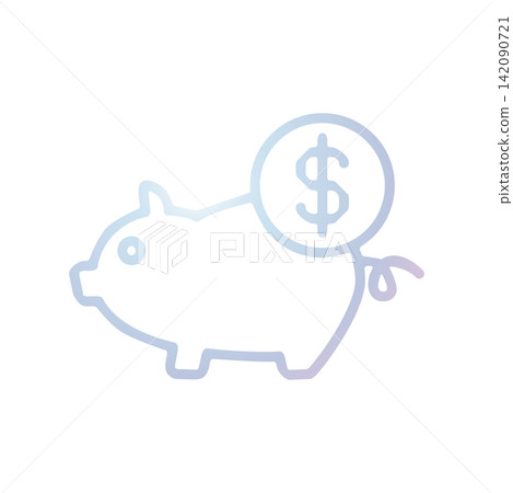 Piggy Bank icon design template Piggy Bank icon design template 142090721