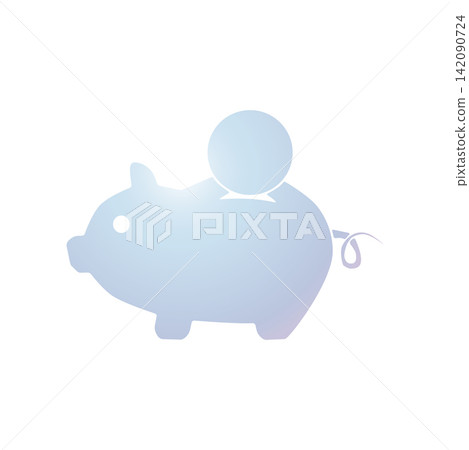 Piggy Bank icon design template Piggy Bank icon design template 142090724