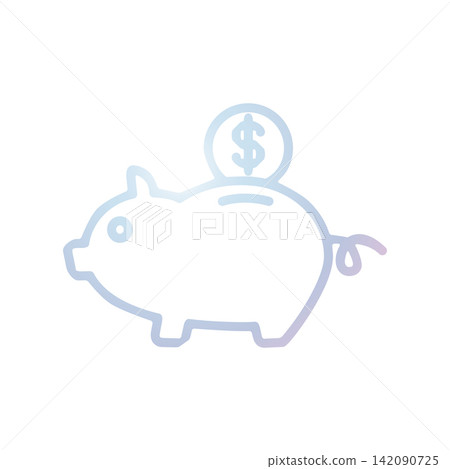 Piggy Bank icon design template Piggy Bank icon design template 142090725