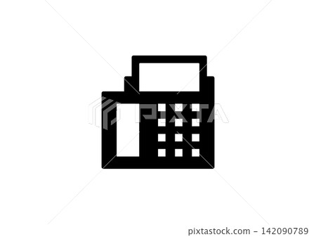 A simple and minimalist rounded-corner fax icon (black) that can be used on business cards, websites, etc. A simple and minimalist rounded-corner fax icon (black) that can be used on business cards, websites, etc. 142090789