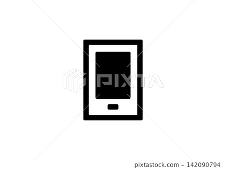 Simple and minimalist rounded-corner smartphone icon (black) for use on business cards, websites, etc. Simple and minimalist rounded-corner smartphone icon (black) for use on business cards, websites, etc. 142090794